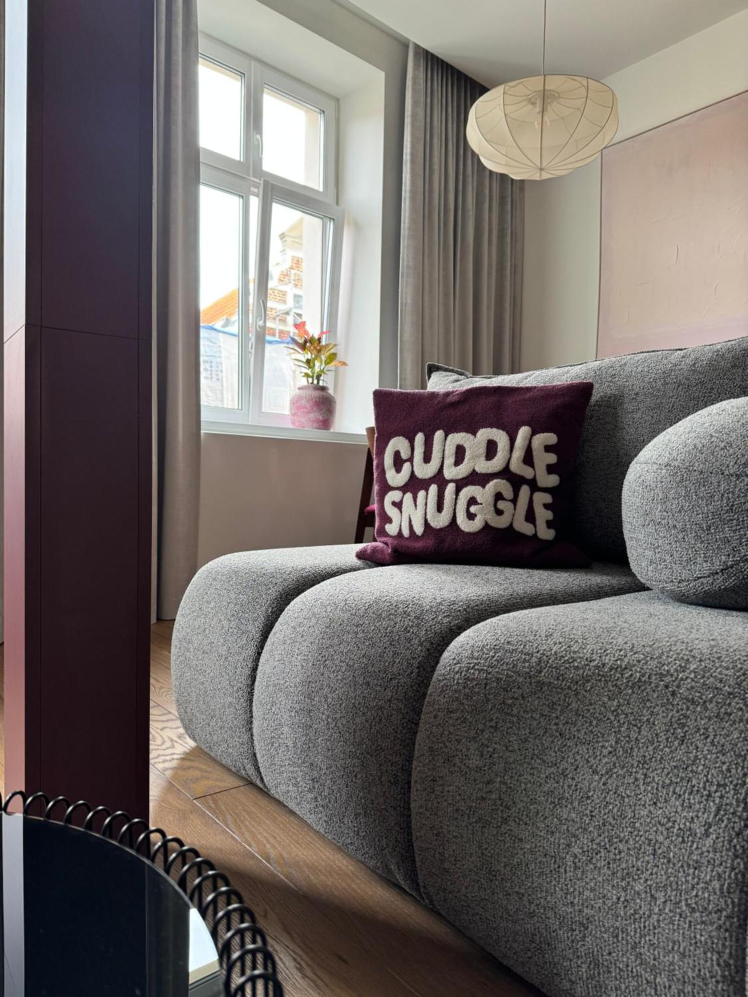 Merlot & Silver Apartment