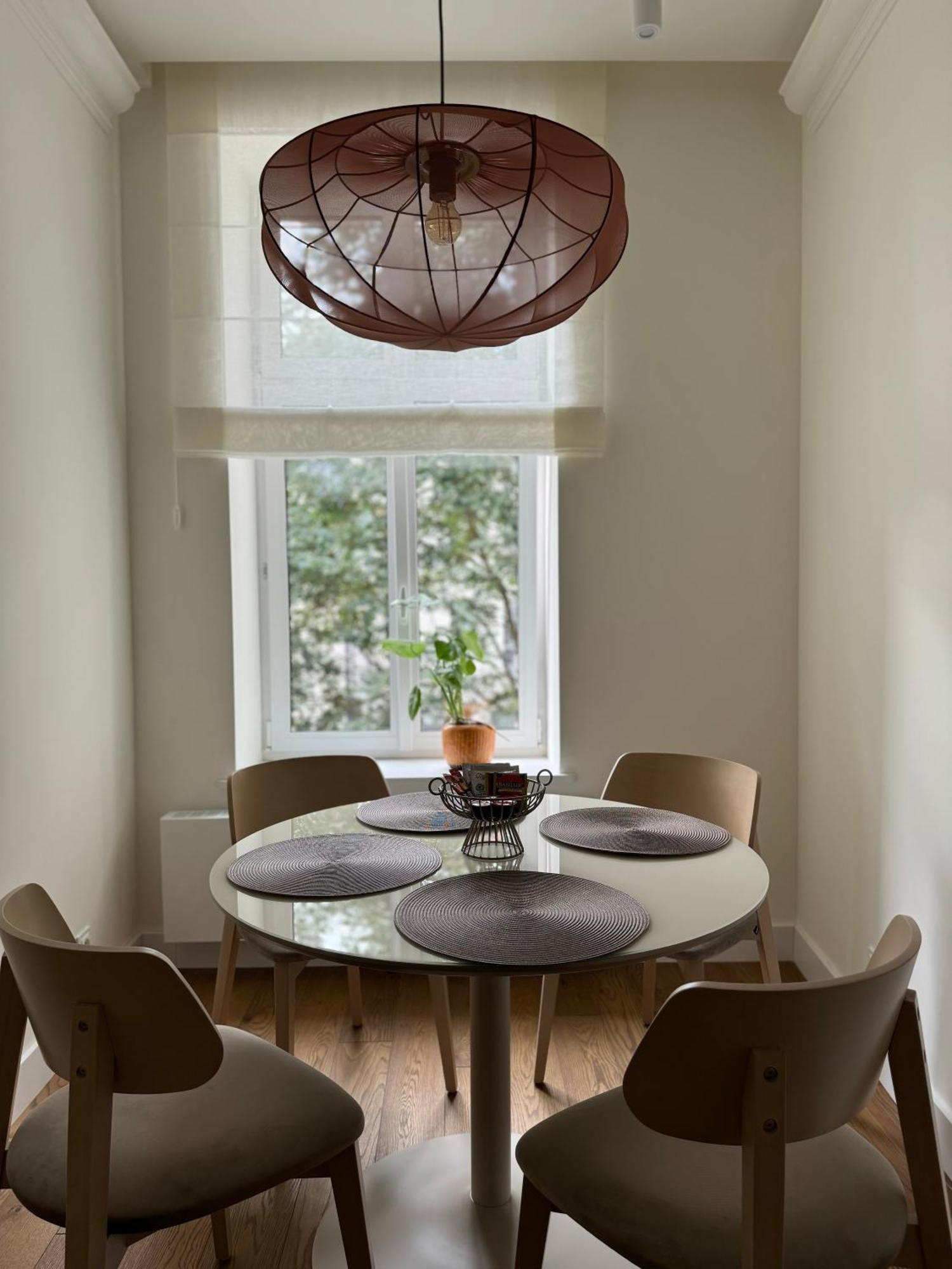 Merlot & Silver Apartment