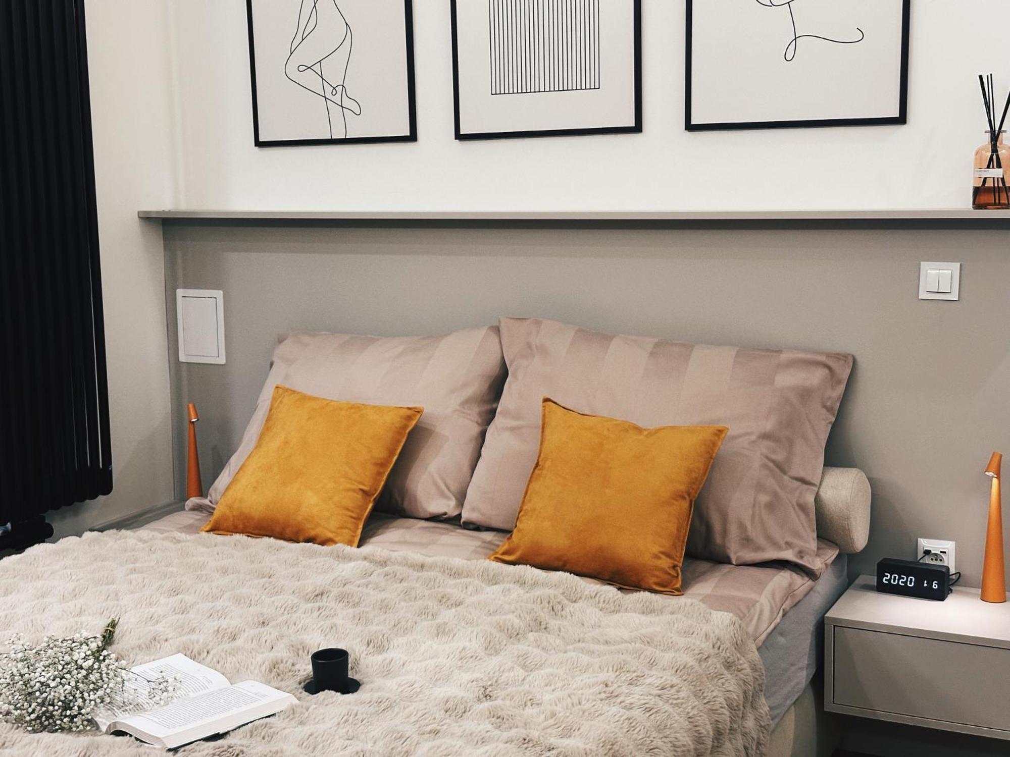 Merlot & Silver Apartment